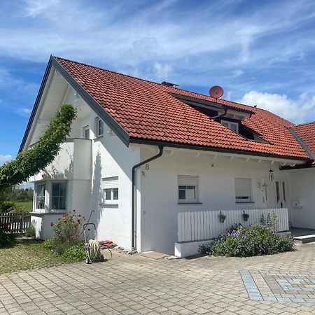 Ferienwohnung Panorama Saentisblick Hergatz Exterior foto