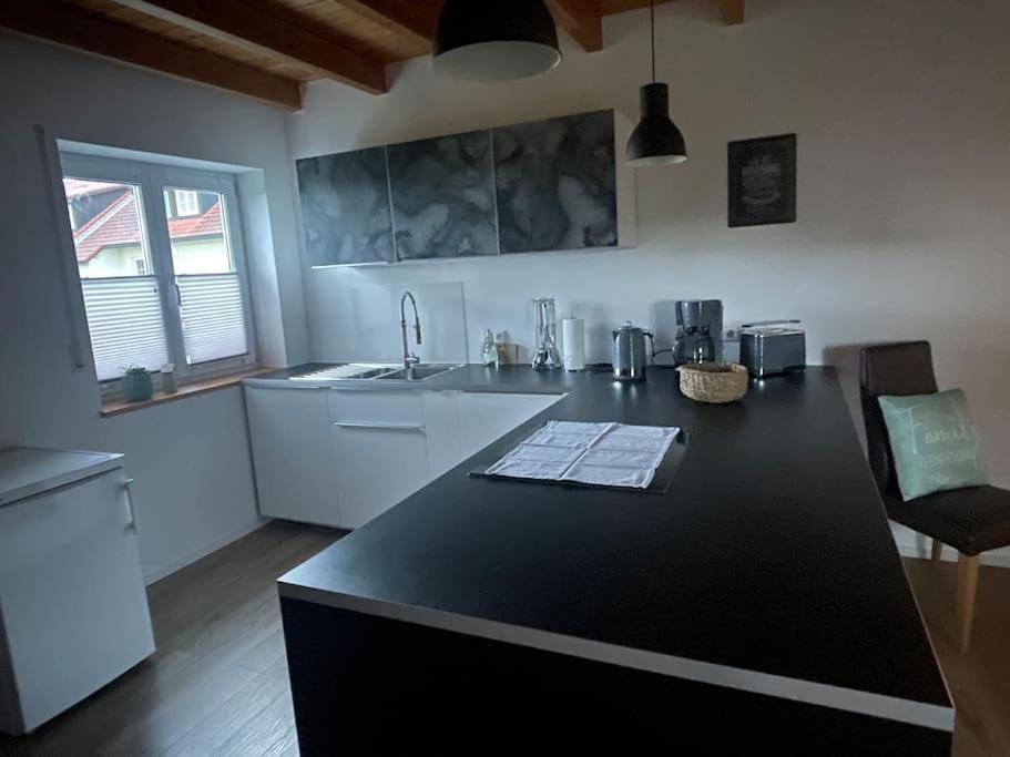 Ferienwohnung Panorama Saentisblick Hergatz Exterior foto