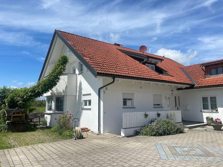 Ferienwohnung Panorama Saentisblick Hergatz Exterior foto