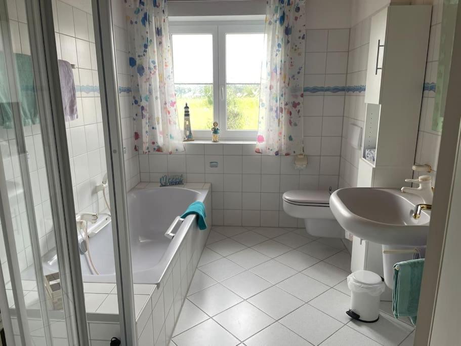 Ferienwohnung Panorama Saentisblick Hergatz Exterior foto